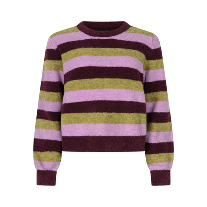 Ydence | Knitted sweater Aurora | Aubergine