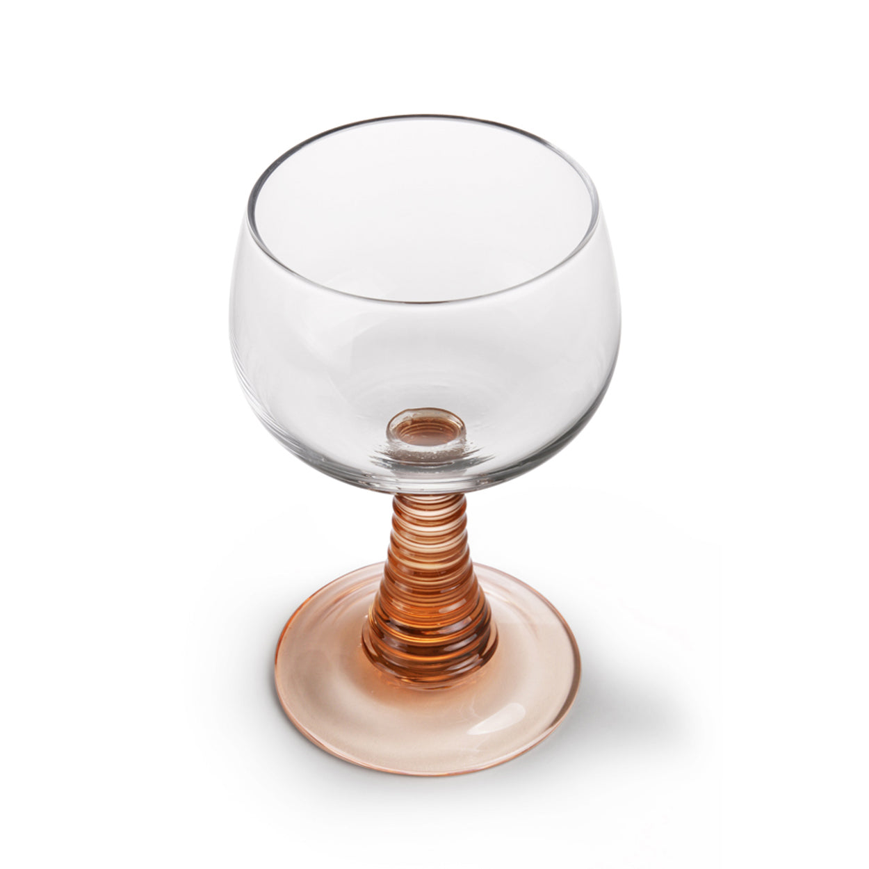 HKLIVING - Swirl wijnglas - Nude