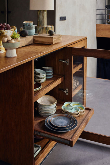 HKLIVING - 70s Pasta Borden set van 2 - Petal