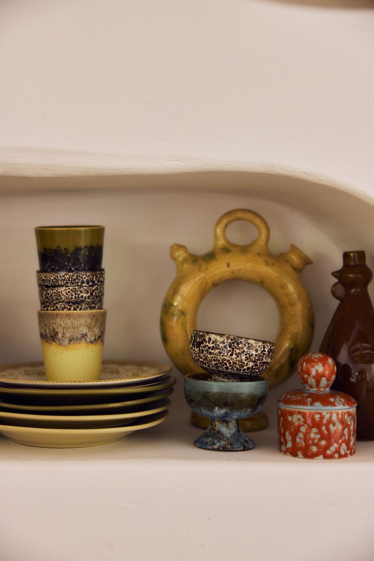 PRE-ORDER - HKLIVING - 70s ceramics: Voorraadpot XS - Jello