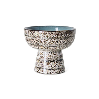 PRE-ORDER - HKLIVING - 70s ceramics: Tapas bowl on base S - Brew