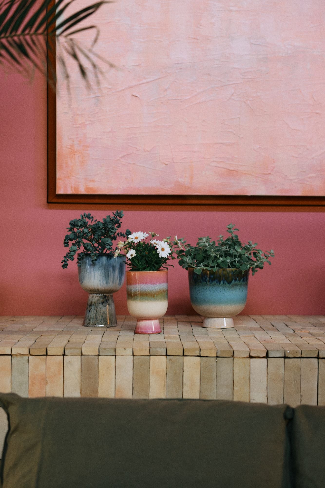 HKLIVING - Retro Flower Pot - Glacier