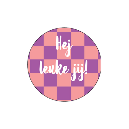 Onderzetter - Hej leuke jij