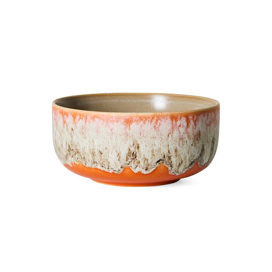 PRE-ORDER - HKLIVING - 70s ceramics: Dessert bowl - Fierce