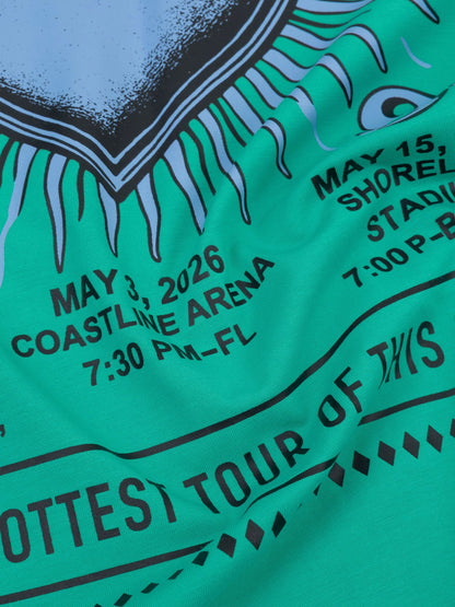 Ydence | T-shirt Classic Rock | Sea green