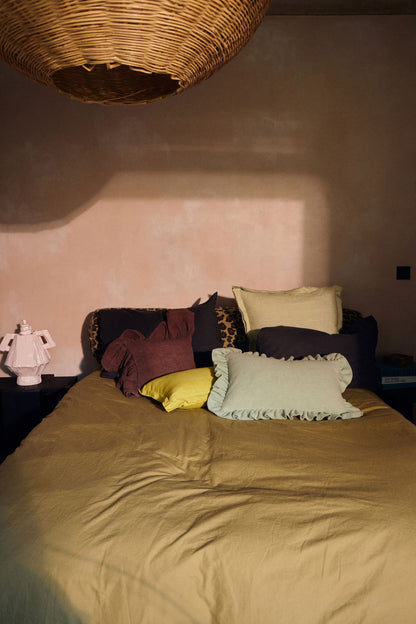 PRE ORDER - HKLIVING - Felt sierkussen - Mint