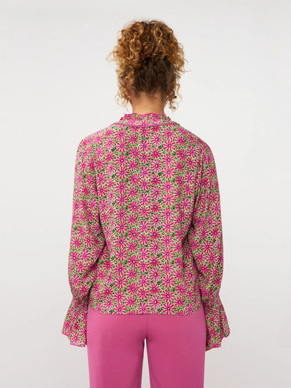 Ydence | Blouse Francesca | Pink Flower