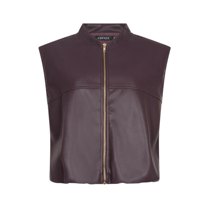Ydence | Gilet Inez | Aubergine