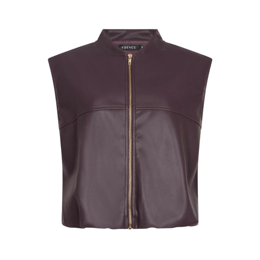 Ydence | Gilet Inez | Aubergine
