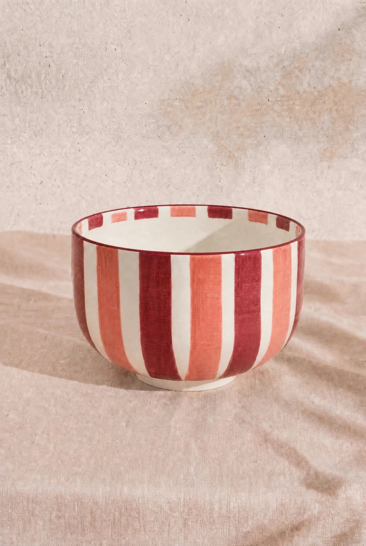 Nine Kitchenware - Bowl Blush/Burgundy Jules