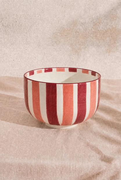 Nine Kitchenware - Bowl Blush/Burgundy Jules