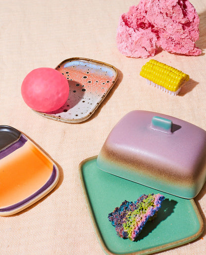 HKLIVING - 70s ceramics small tray - Atlas Lychee