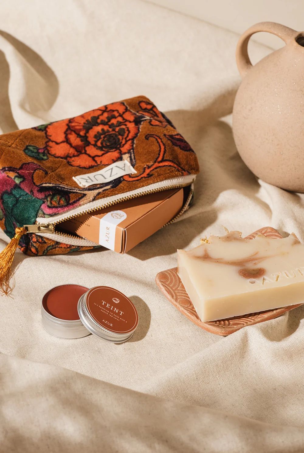 Azur Natural Bodycare - Natuurlijke lippenbalsem - Teint Rood