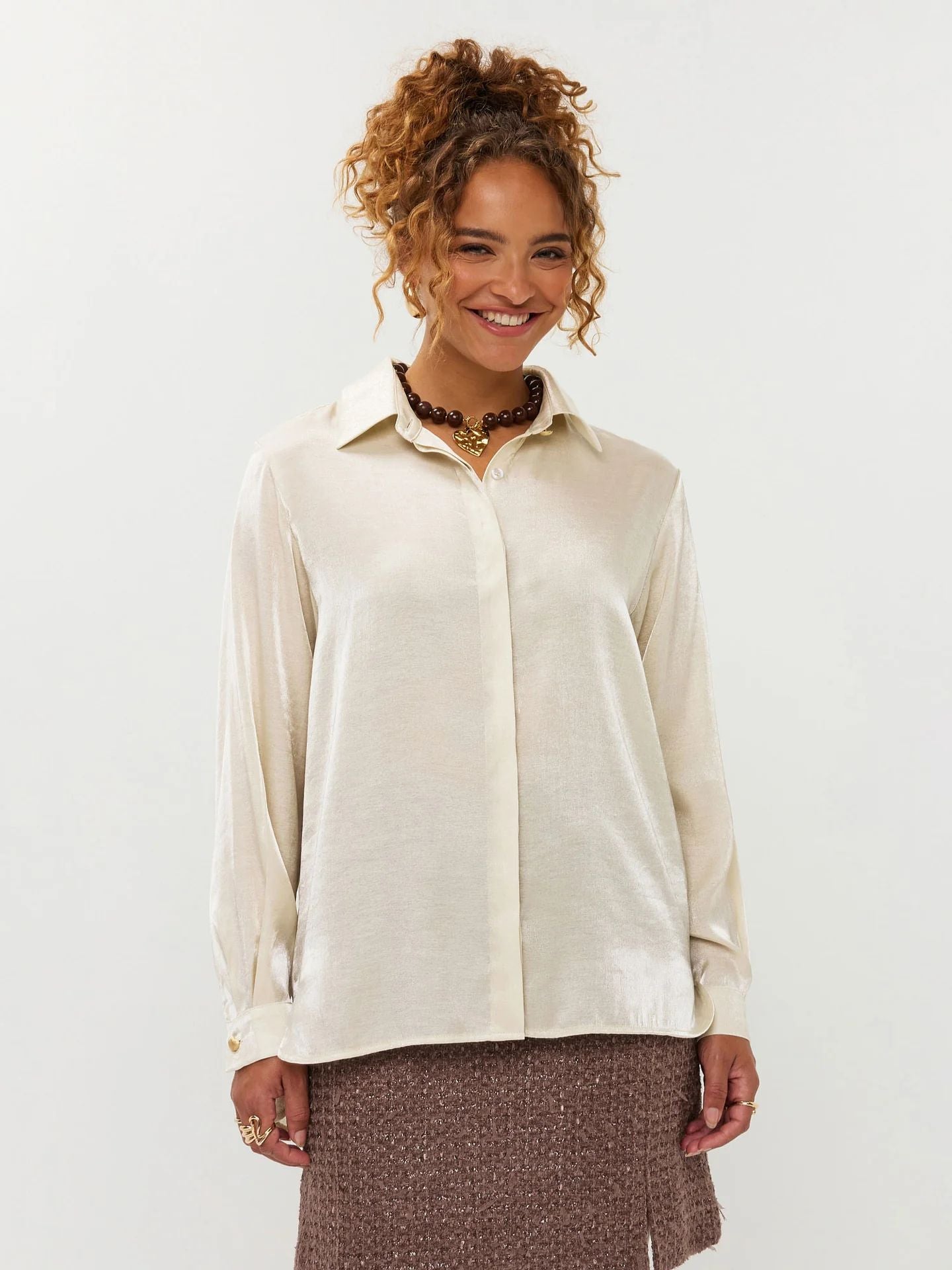 Ydence | Blouse Lindsey | Ecru