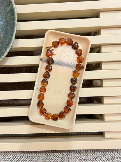 Kralenketting - Hartjes