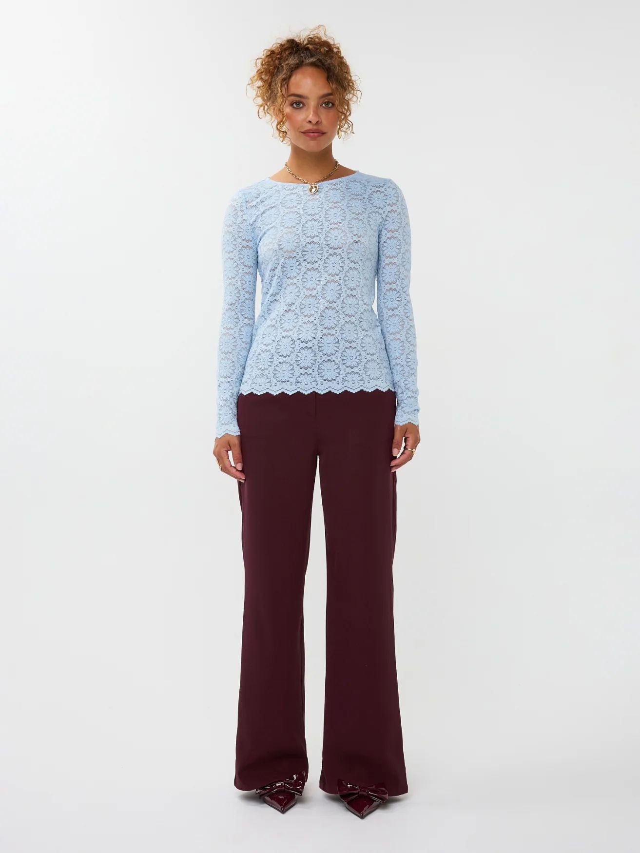 Ydence | Pants Solange | Burgundy