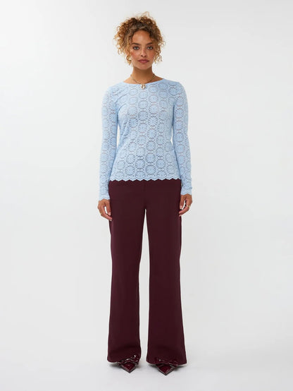 Ydence | Pants Solange | Burgundy