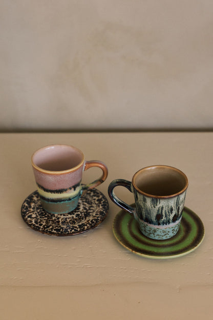 PRE-ORDER - HKLIVING - 70s ceramics: onderzetters set van 4 - Final Touch
