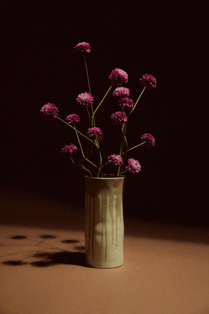 HKLIVING - Long Vase - Melting Brown