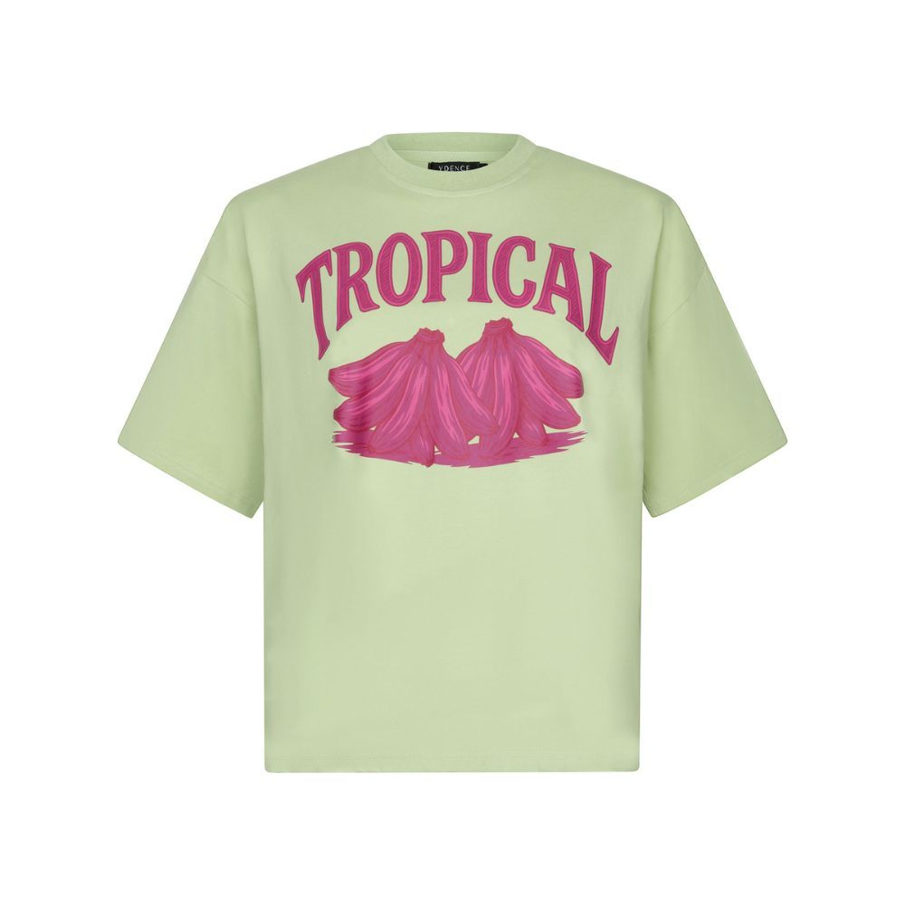 Ydence | T-shirt Tropical | Soft green