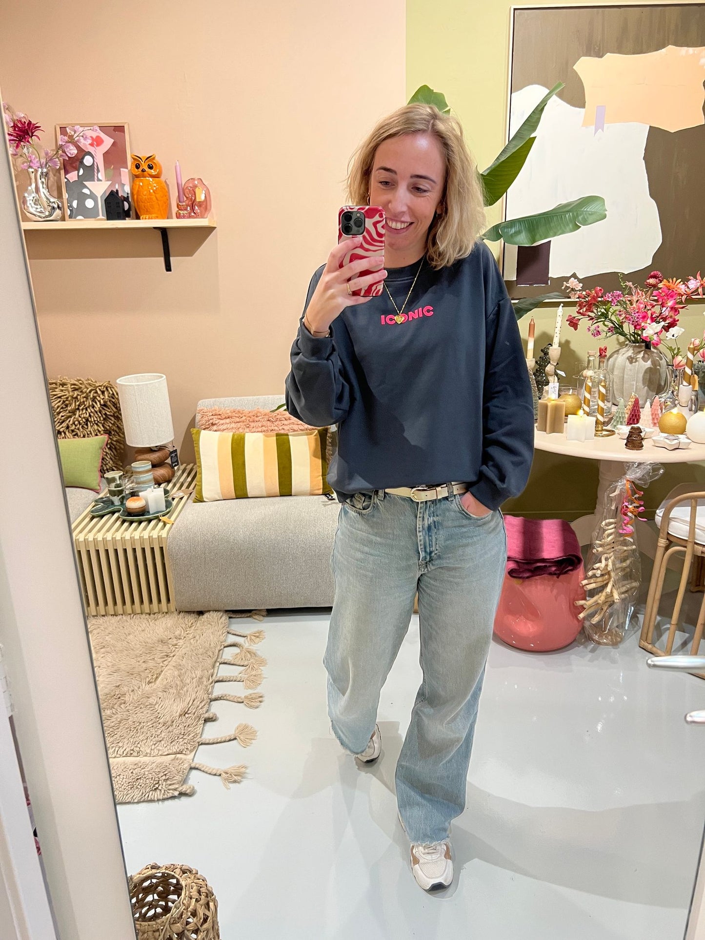 Trui Iconic - Antraciet