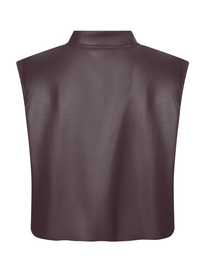 Ydence | Gilet Inez | Aubergine