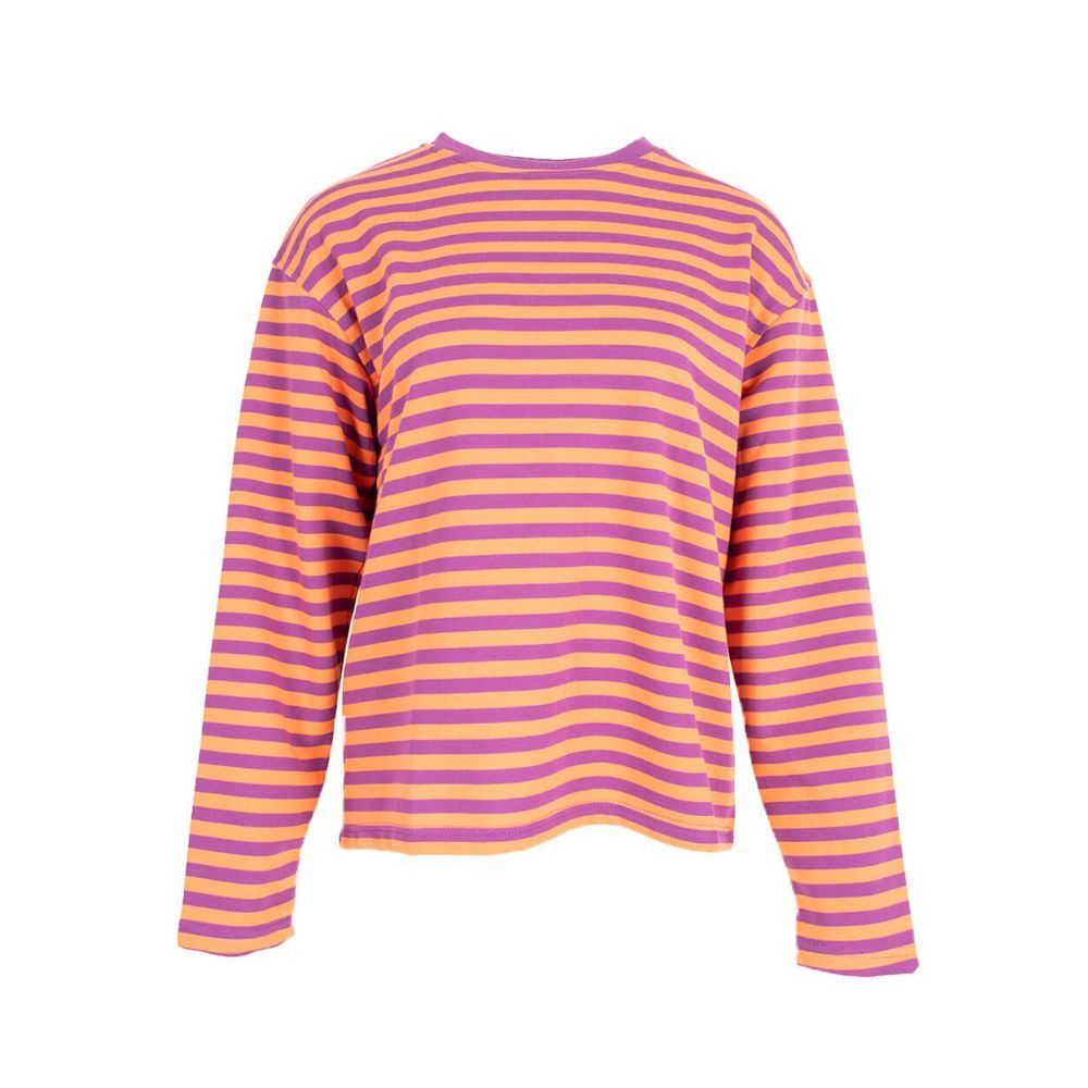 Streep shirt - Oranje/Paars