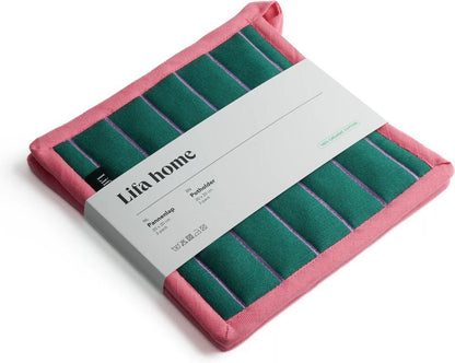 Lifa Home - Pannenlappen set van 2 - Vivid Green/Purple