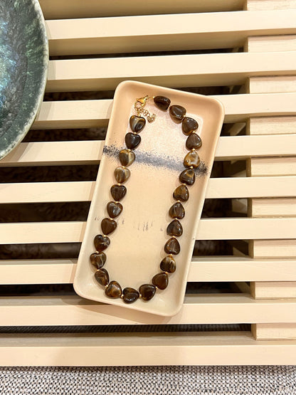 Kralenketting - Hartjes