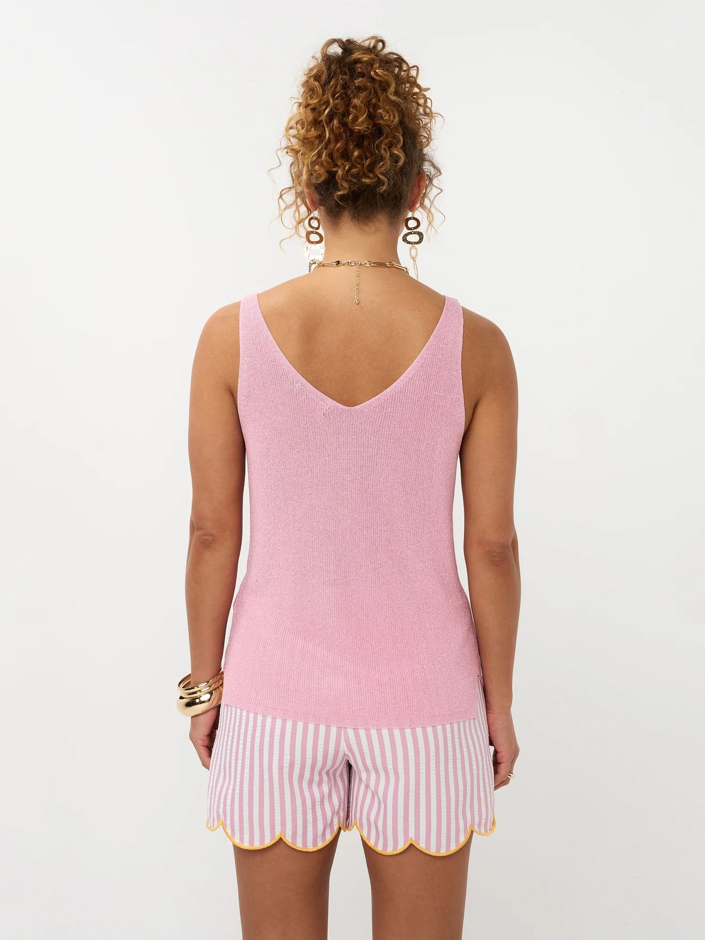 Ydence | Knitted Top Lux | Pink