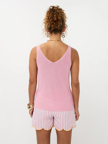 Ydence | Knitted Top Lux | Pink