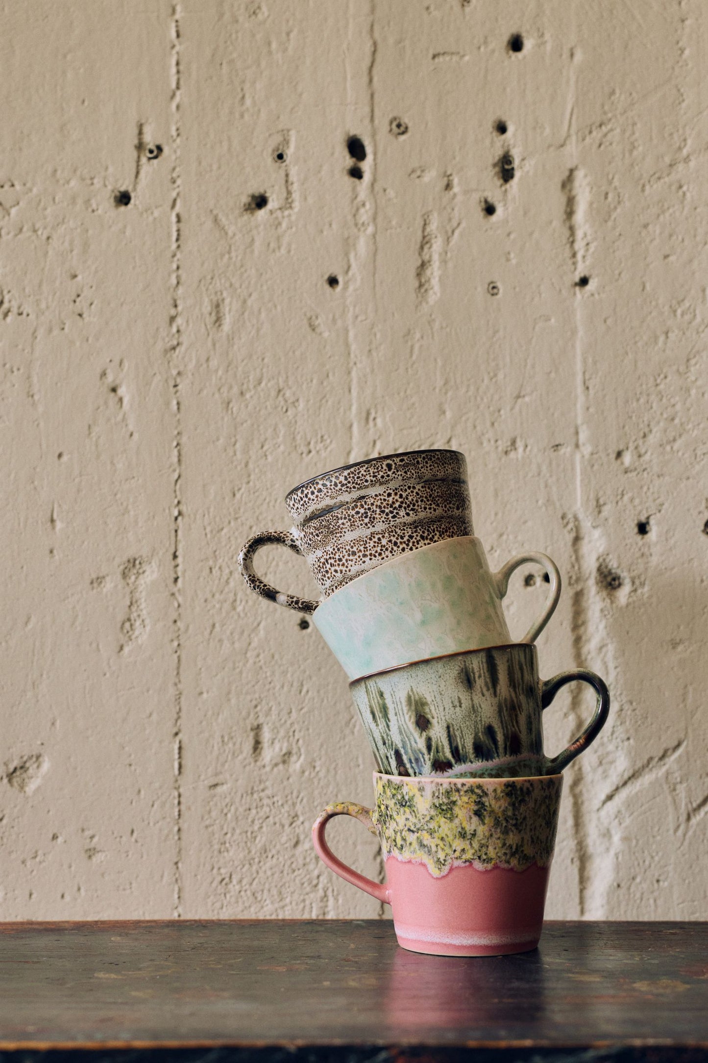 PRE-ORDER - HKLIVING - 70s ceramics: Cappuccino mug - Birthstone
