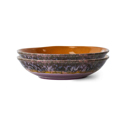 HKLIVING - 70s Curry bowls set van 2 - Daybreak