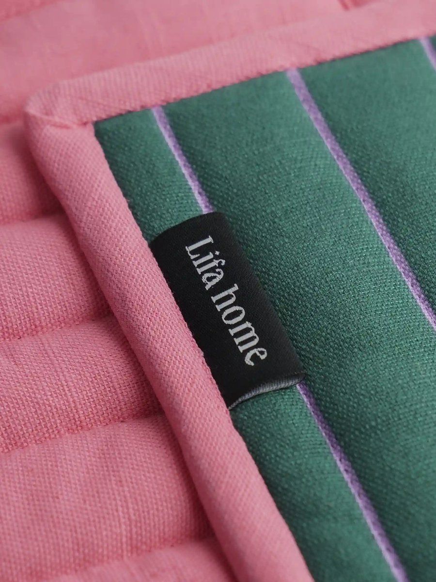 Lifa Home - Pannenlappen set van 2 - Vivid Green/Purple