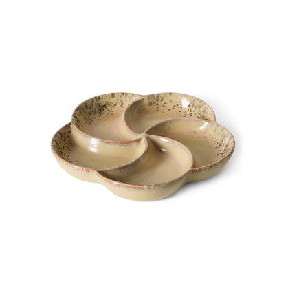 PRE ORDER - HKLIVING - 70s ceramics snack tray - Grit