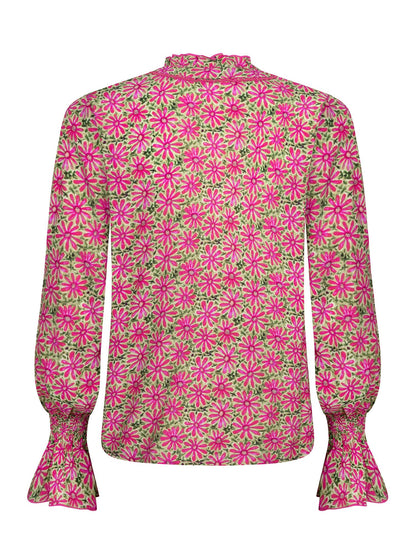 Ydence | Blouse Francesca | Pink Flower