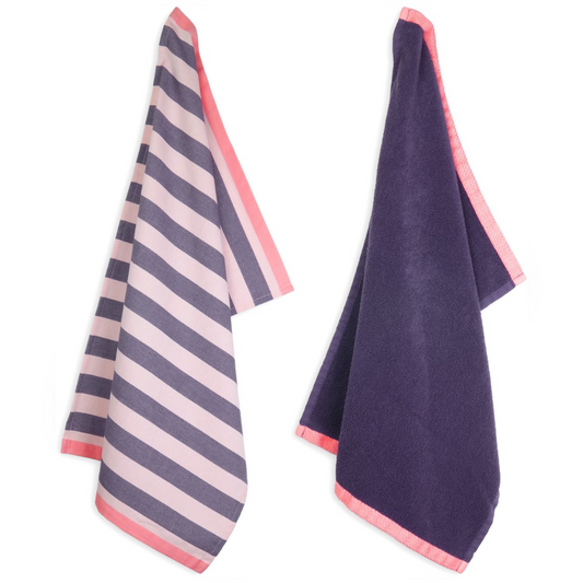 Lifa Home - Theedoek en Handdoek set - Velvet dusk