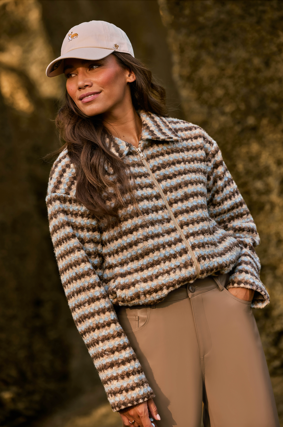 Ydence | Jacket Evelina | Light blue