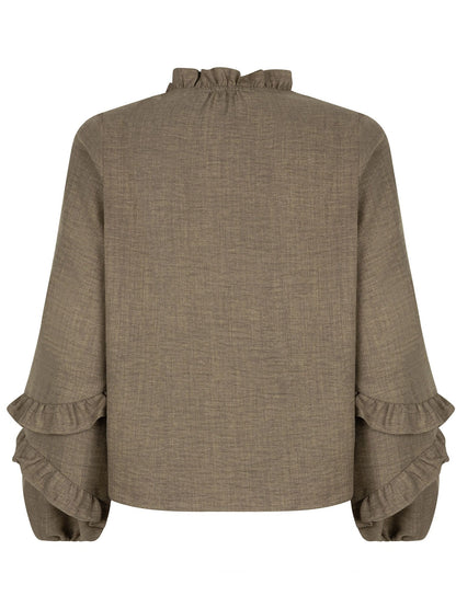 Ydence | Blouse Jacky | Mud