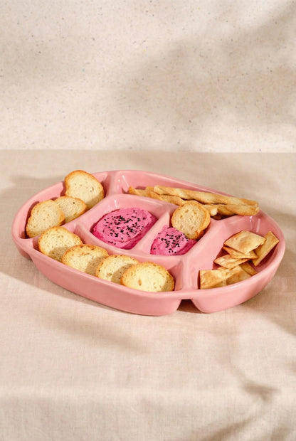 Nine Kitchenware - Snackschotel Roze Iris