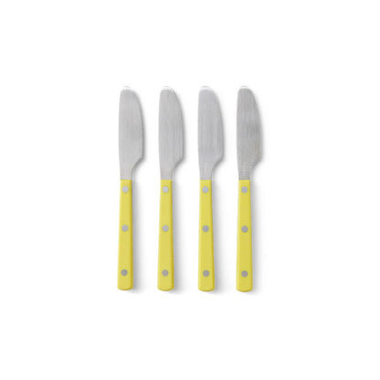 HKLIVING - 70s butter knives set of 4 - Lemon