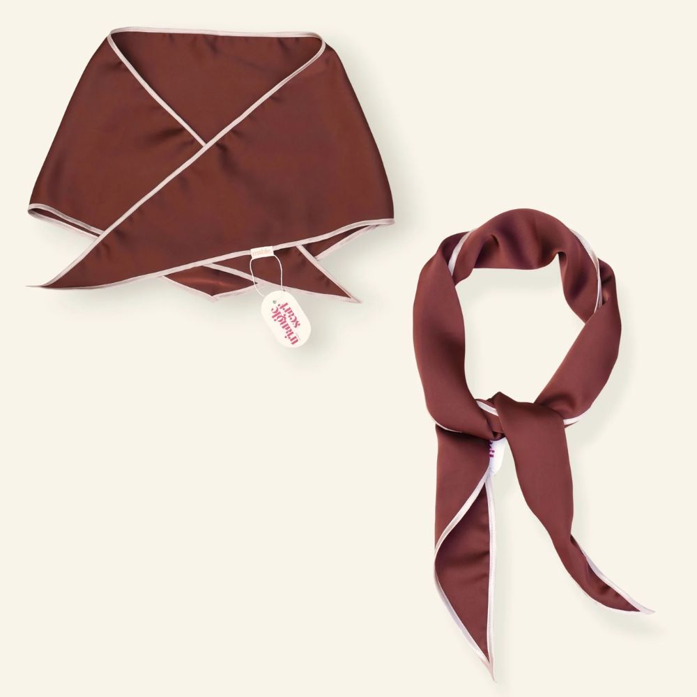 Mable Happiness - Triangle Scarf - Mocha Muse
