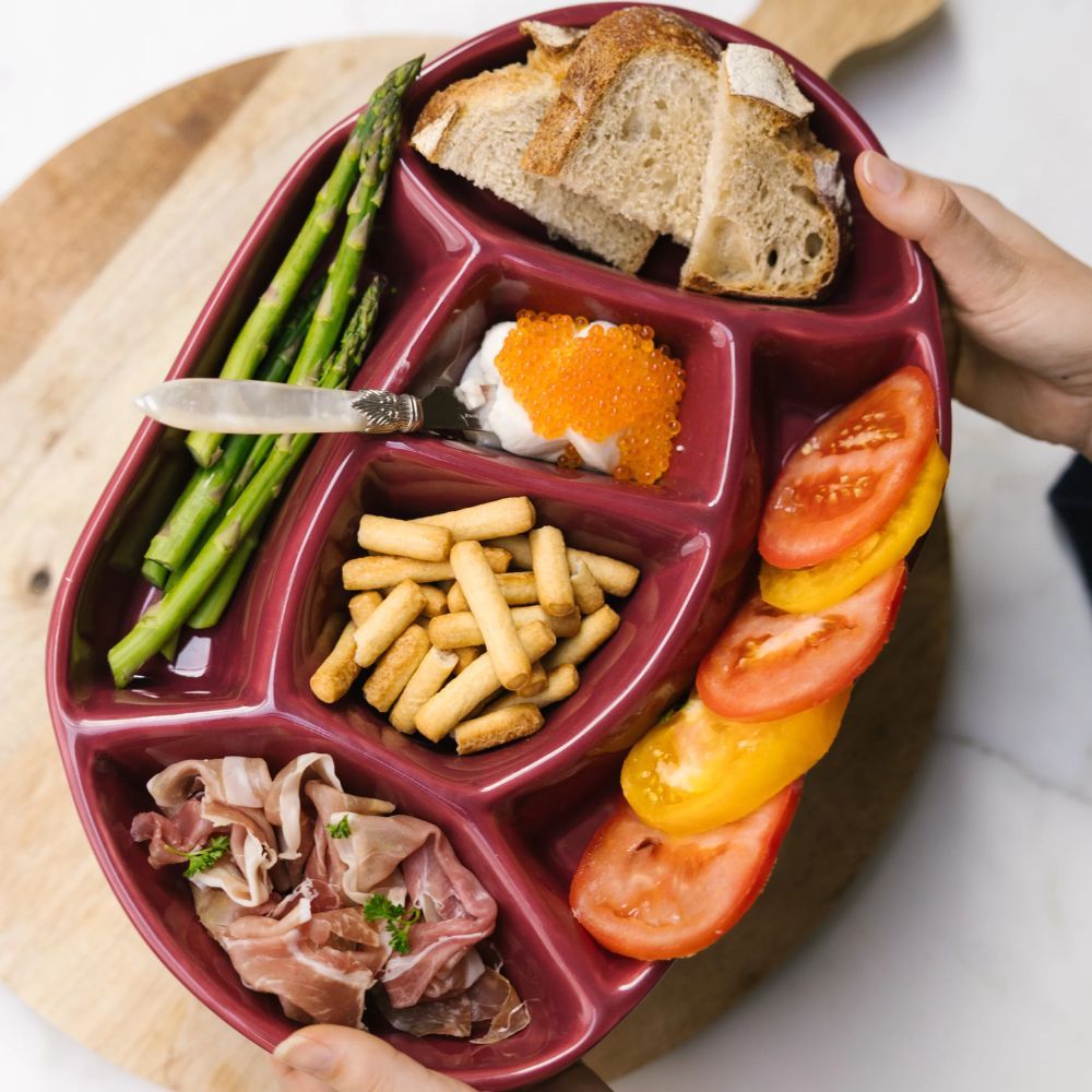 Nine Kitchenware - Snackschotel Burgundy Nova