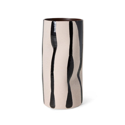 HKLIVING - Mono Vase - Sand/Black