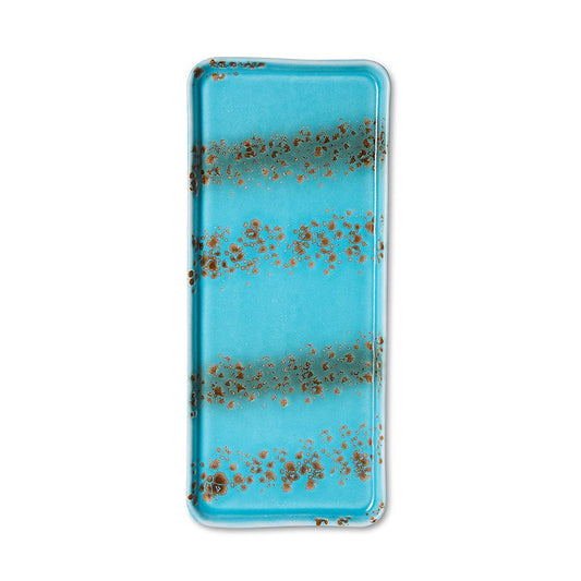 PRE-ORDER - HKLIVING - 70s ceramics: Cake tray - Aqua