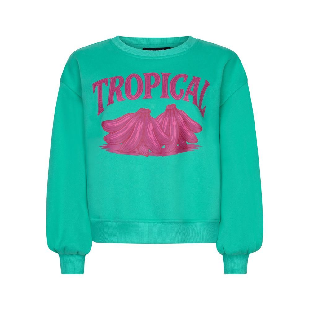 Ydence | Sweater Tropical | Sea Green