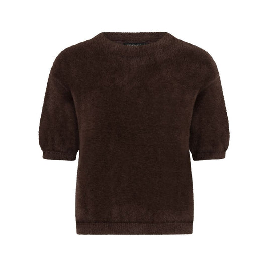 Ydence | Knitted Top Mary | Dark Brown