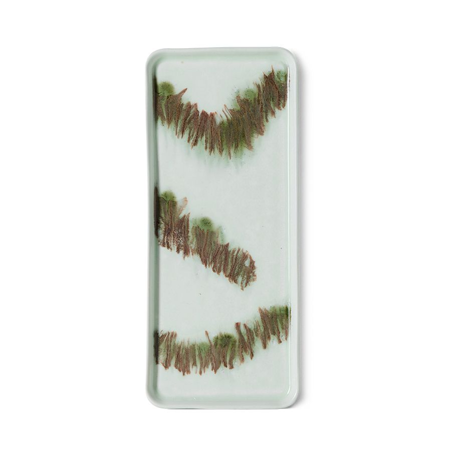 PRE ORDER - HKLIVING - 70s ceramics: cake tray - Tide