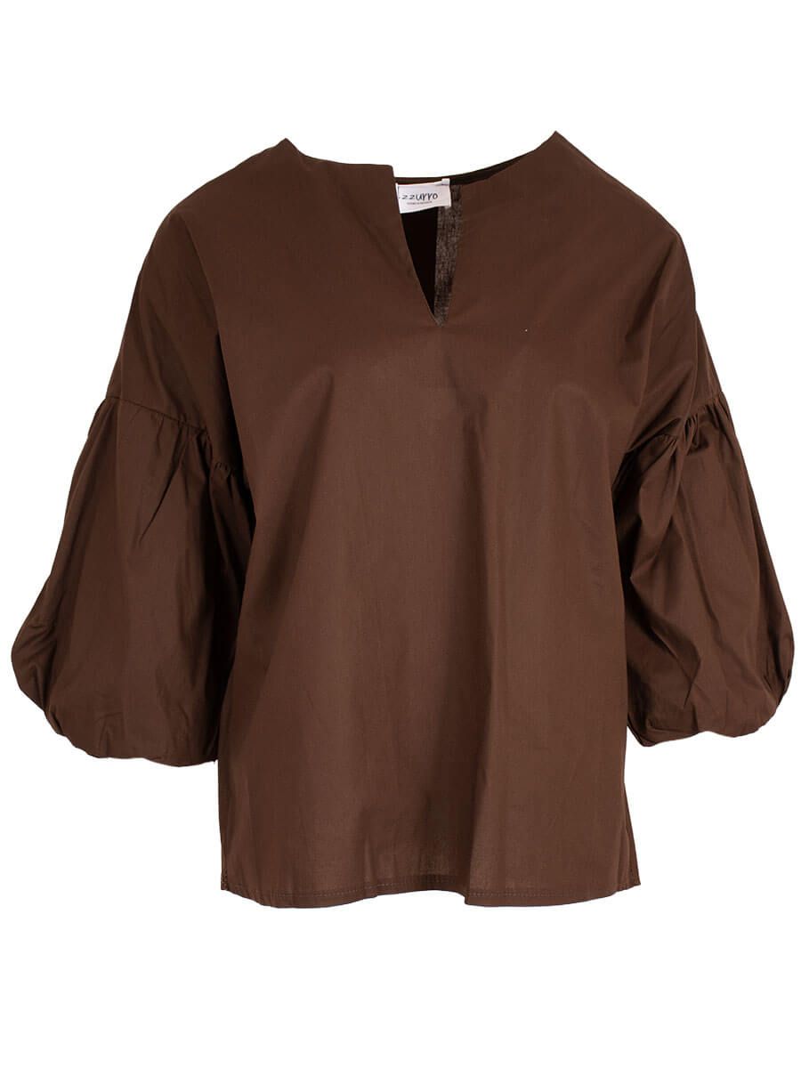 Blouse Lily - Bruin
