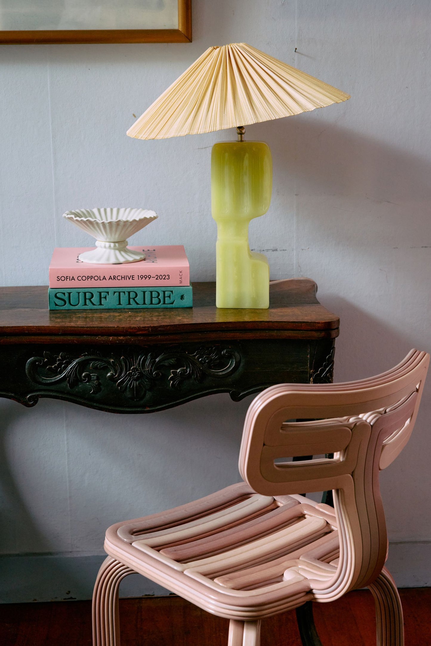 HKLIVING - Column table lamp base - Lime